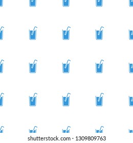 soda icon pattern seamless white background. Editable filled soda icon. soda icon pattern for web and mobile.