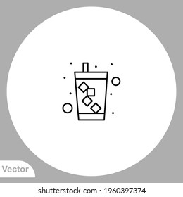 Soda icon sign vector,Symbol, logo illustration for web and mobile