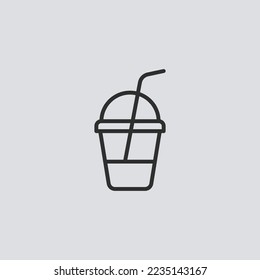 Soda icon sign vector,Symbol, logo illustration for web and mobile