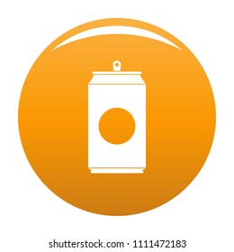Soda icon. Simple illustration of soda vector icon for any design orange