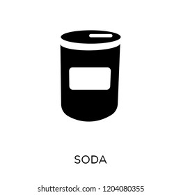 Soda icon. Soda symbol design from Christmas collection. Simple element vector illustration on white background.
