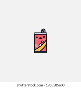 signo de ilustrador vectorial de icono soda
