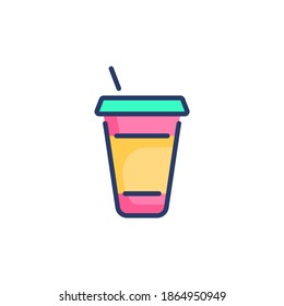 Soda icon in vector. Logotype
