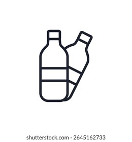 soda icons isolated on White Background. Flat style design