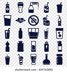 Soda icons set. set of 25 soda filled icons such as canister, bottle, drink, energy drink