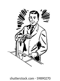 Soda Jerk 2 - Retro Clip Art