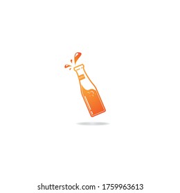 Soda logo template vector icon design