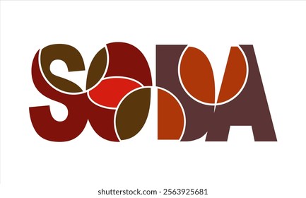 SODA logo vector as information for a place to drink and rest