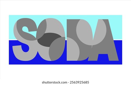 SODA logo vector as information for a place to drink and rest