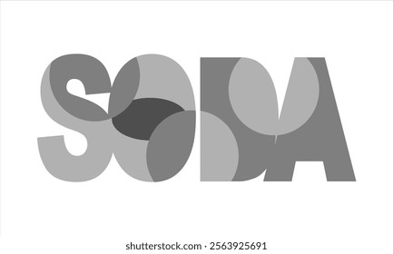 SODA logo vector as information for a place to drink and rest