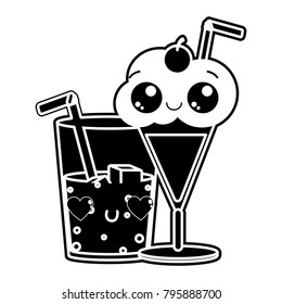 Soda and milkshake design