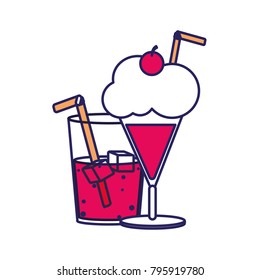 Soda and milkshake design