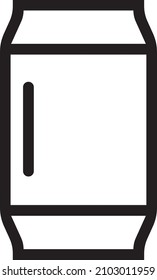 Soda outline icon illustration isolated vector sign symbol