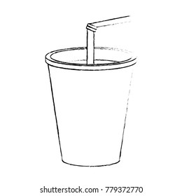 Soda in palstic cup