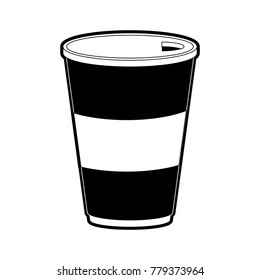 Soda in palstic cup