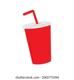 Soda Paper Cup Soft Drink Vector Stock Vector (Royalty Free) 2002775396 ...