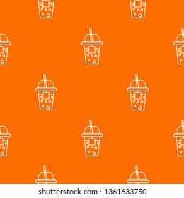 Soda pattern vector orange for any web design best
