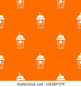Soda pattern vector orange for any web design best