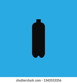soda plastic bottle icon vector