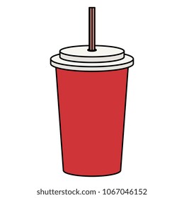 soda in plastic container icon
