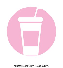 soda plastic cup icon