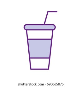 soda plastic cup icon