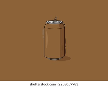 Soda Pop Can Art Vector Design