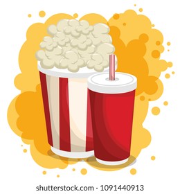 soda and pop corn menu