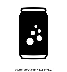 Soda Pop / Soft Drink Or Beer Can Flat Vector Icon For Apps And Websites