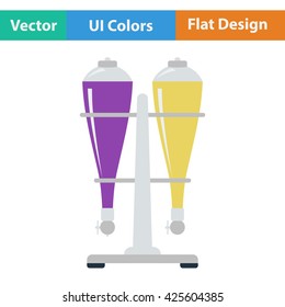 Soda siphon equipment icon. Vector illustration.