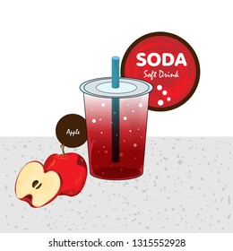 soda soft drink fruit graphic cup
