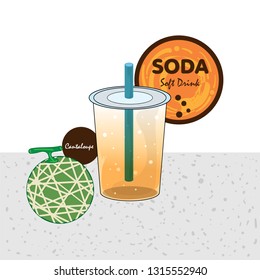soda soft drink fruit graphic cup