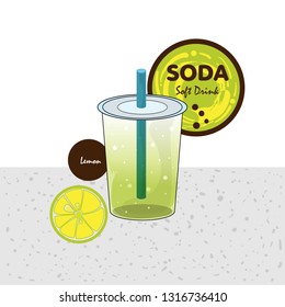 soda soft drink fruit graphic cup