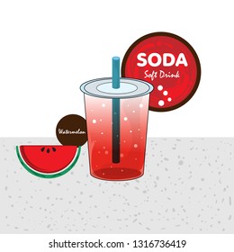 soda soft drink fruit graphic cup