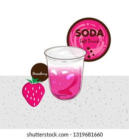 soda soft drink fruit graphic cup