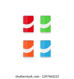 Soda. Vector icon illustration flat design