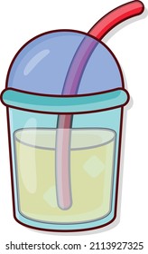 soda Vector illustration on a transparent background.Premium quality symmbols.Vector line flat icon for concept and graphic design.
