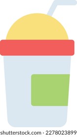 soda Vector illustration on a transparent background. Premium quality symmbols. Line Color vector icons for concept and graphic design.