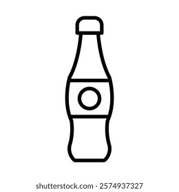 Soda Vector Line Icon Design