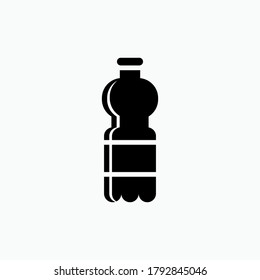 Soda Water Bottled Icon - Vector.