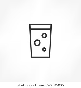 Soda water icon 