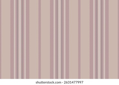 Sodern seamless background stripe, refresh vertical vector lines. Sinen textile fabric pattern texture in pastel and white colors palette.