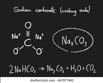 Sodium Carbonate (washing Soda) - Chemistry Lesson. Science Education.