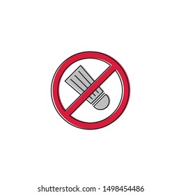 Sodium free food label vector icon symbol isolated on white background