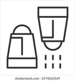 Sodium Icon Vector Illustration Outline