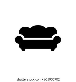 Sofa with armrest icon