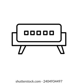 sofa chair ,home furniture Vector Line Icons Simple Simple Set suitable for any purpose. Web design, mobile apps.	