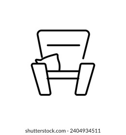 sofa chair ,home furniture Vector Line Icons Simple Simple Set suitable for any purpose. Web design, mobile apps.	