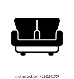 sofa chair icon design, flat style icon collection
