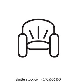 sofa chair icon vector illustration